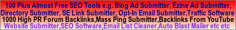 Free SEO Tools : Almost Free 100 plus 