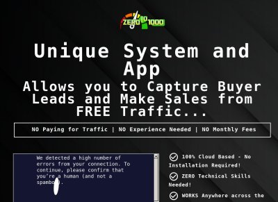 Zero to 1000 : Unique System